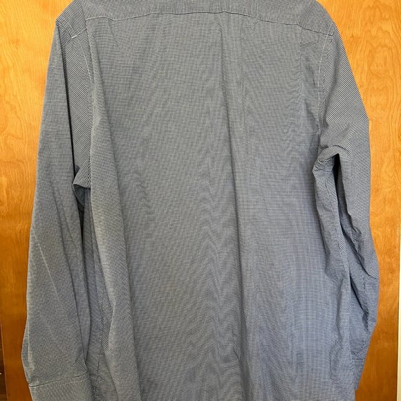 (2) Patterned Cotton Blend Collared Shirts // Croft & Barrow Men's Size 16.5 - Picture 10 of 10